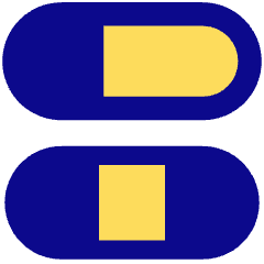 Dashboard Vertical Pills 5 Icon from Core Pop Set