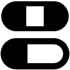 Dashboard Vertical Pills 6 Icon from Core Remix Set