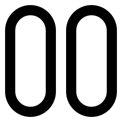 Dashboard Vertical Pills Icon from Sharp Line Set