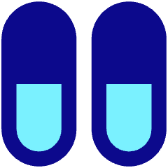 Dashboard Vertical Pills Half Icon from Core Pop Set