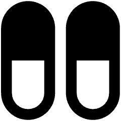 Dashboard Vertical Pills Half Icon from Core Remix Set