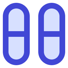 Dashboard Vertical Pills Half Icon from Sharp Duo Set