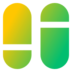 Dashboard Vertical Pills Split 1 Icon from Sharp Gradient Set