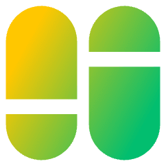 Dashboard Vertical Pills Split 1 Icon from Core Gradient Set