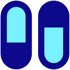 Dashboard Vertical Pills Split 1 Icon from Core Pop Set