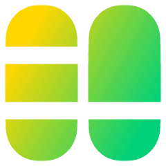 Dashboard Vertical Pills Split 3 Icon from Plump Gradient Set