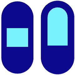Dashboard Vertical Pills Split 3 Icon from Core Pop Set