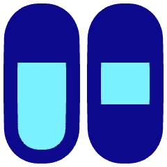 Dashboard Vertical Pills Split 5 Icon from Plump Pop Set