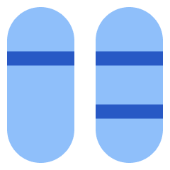 Dashboard Vertical Pills Split 5 Icon from Sharp Flat Set