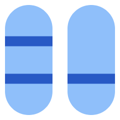 Dashboard Vertical Pills Split 6 Icon from Sharp Flat Set