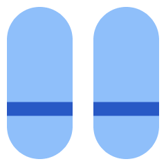 Dashboard Vertical Pills Split Bottom Icon from Sharp Flat Set