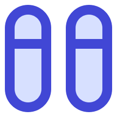 Dashboard Vertical Pills Split Top Icon from Sharp Duo Set