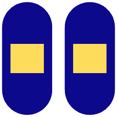 Dashboard Vertical Pills Thirds Icon from Core Pop Set