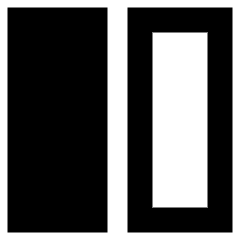 Dashboard Vertical Rectangle Icon from Sharp Remix Set