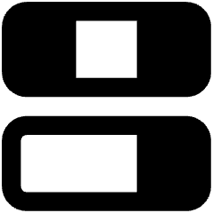Dashboard Vertical Rectangle 4 Icon from Core Remix Set