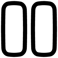 Dashboard Vertical Rectangle Icon from Flex Line Set