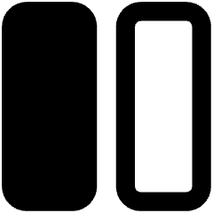 Dashboard Vertical Rectangle Icon from Core Remix Set