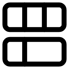 Dashboard Vertical Rectangle 6 Icon from Core Line Set
