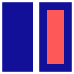 Dashboard Vertical Rectangle Icon from Sharp Pop Set