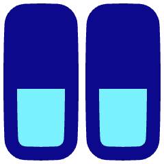 Dashboard Vertical Rectangle Half Icon from Plump Pop Set