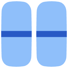 Dashboard Vertical Rectangle Half Icon from Flex Flat Set