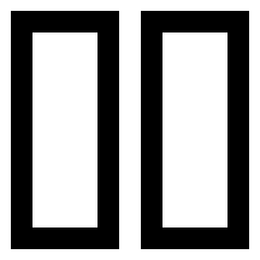 Dashboard Vertical Rectangle Icon from Sharp Line Set