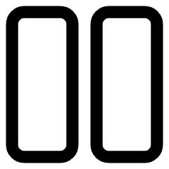 Dashboard Vertical Rectangle Icon from Core Line Set