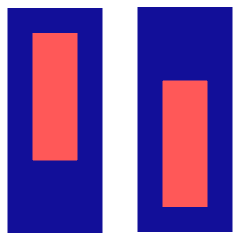 Dashboard Vertical Rectangle Split 1 Icon from Sharp Pop Set