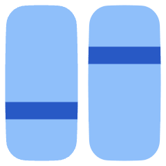 Dashboard Vertical Rectangle Split 1 Icon from Plump Flat Set