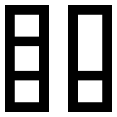 Dashboard Vertical Rectangle Split 3 Icon from Sharp Line Set