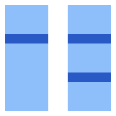 Dashboard Vertical Rectangle Split 5 Icon from Sharp Flat Set