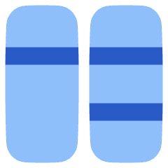 Dashboard Vertical Rectangle Split 5 Icon from Plump Flat Set