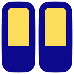 Dashboard Vertical Rectangle Split Bottom Icon from Plump Pop Set