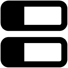 Dashboard Vertical Rectangle Split Left Icon from Core Remix Set