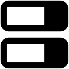 Dashboard Vertical Rectangle Split Right Icon from Core Remix Set