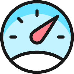 Gauge Dashboard 1 Icon from Ultimate Colors Set