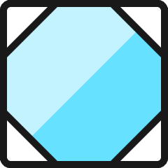 Layout Corners Dashboard Icon from Ultimate Colors Set
