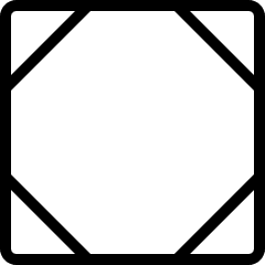 Layout Corners Dashboard Icon from Ultimate Light Set