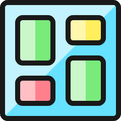 Layout Dashboard 1 Icon from Ultimate Colors Set
