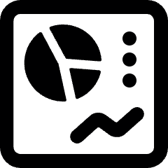 Pie Line Graph Icon from Ultimate Bold Set