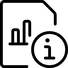 Data File Bars Info Icon from Ultimate Light Set