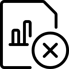 Data File Bars Remove Icon from Ultimate Light Set