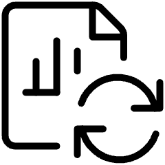 Data File Bars Sync Icon from Ultimate Light Set