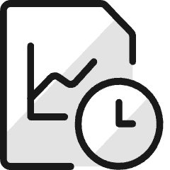 Data File Clock Icon from Ultimate Colors Set