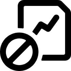 Data File Disable Icon from Ultimate Bold Set