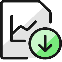 Data File Download Icon from Ultimate Colors Set