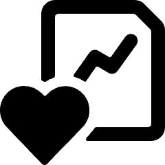 Data File Heart Icon from Ultimate Bold Set