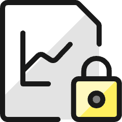 Data File Lock Icon from Ultimate Colors Set