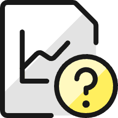 Data File Question Icon from Ultimate Colors Set
