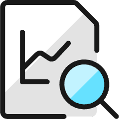 Data File Search Icon from Ultimate Colors Set